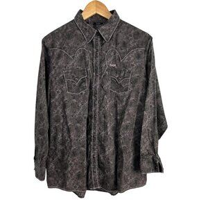 Vintage cruel girl  western button down shirt